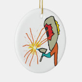 Décoration En Céramique Soudeur (Droite)