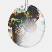 Décoration En Céramique Soudeuse de drapeau américain (Gauche)