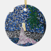 Décoration En Céramique Soufflez un baiser à la lune (Devant)