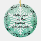 Décoration En Céramique Souhaitez-vous un Riz Noël drôle Sushi (Dos)