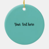 Décoration En Céramique Souhaits de Noël doux (Dos)