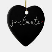 Décoration En Céramique Soulmate Définition Script Amour Coeur Chic (Droite)