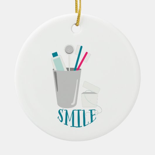 Décoration En Céramique Sourire (Devant)