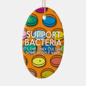 Décoration En Céramique SOUTIEN BACTERIA Science Plaisanterie (Droite)