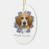 Décoration En Céramique Souvenir Beagle (Gauche)