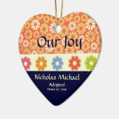 Décoration En Céramique Souvenir de faire-part d'adoption (Gauche)