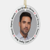 Décoration En Céramique Souvenir Sympathy Keepsaké Photo commémorative (Droite)