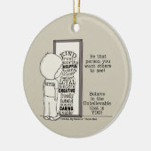 Décoration En Céramique Soyez cette personne (Gauche)