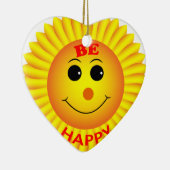 Décoration En Céramique Soyez heureux (Droite)