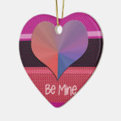 Décoration En Céramique Soyez le coeur réfléchi de Valentine (Gauche)