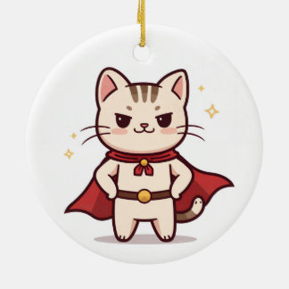 Décoration En Céramique Soyez Votre Propre Héros Chat Héros Mignon