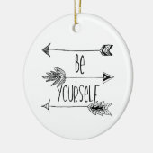 Décoration En Céramique Soyez vous-même des flèches (Gauche)