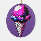 Décoration En Céramique Space Cream Cone 205 (Gauche)