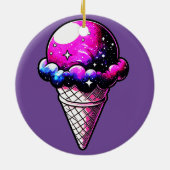 Décoration En Céramique Space Cream Cone 205 (Dos)