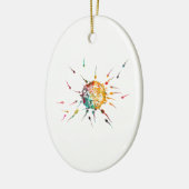 Décoration En Céramique Spermes et oeufs (Gauche)