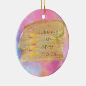 Décoration En Céramique Spinal Fusion Memento Christmas (Droite)