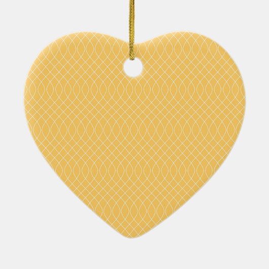 Décoration En Céramique Spirale jaune de très bon goût (Dos)