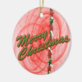 Décoration En Céramique Spirales et étoiles de Noël (Gauche)