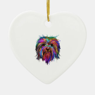 Décoration En Céramique Splash Art Havanese mignonne Bichon Habanero Cadea