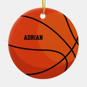 Décoration En Céramique Sport de basket-ball Noël personnalisé