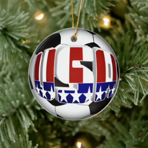 Décoration En Céramique Sports de balle de football USA