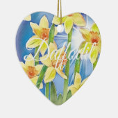Décoration En Céramique Spring Flower Yellow Daffodil and Blue Sunshine (Droite)