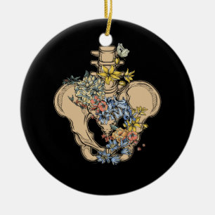 Décoration En Céramique Squelette Muscle Whisperer Massage Thérapiste Phys