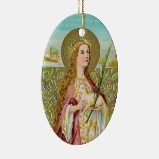 Décoration En Céramique St. Agnes de Rome (BC 01) (Droite)