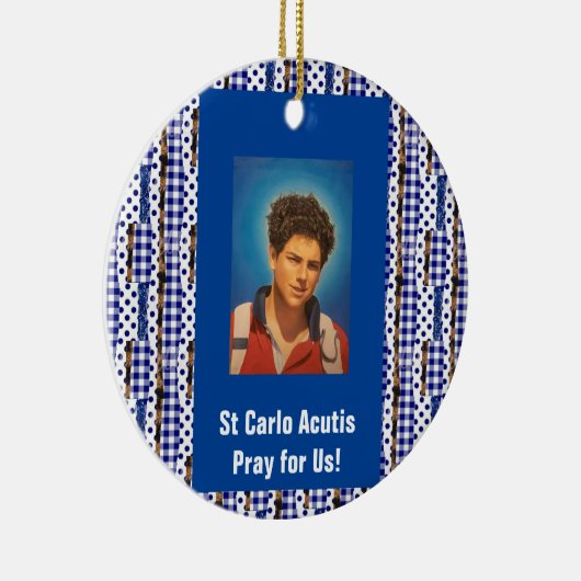 Décoration En Céramique St Carlo Acutis (Droite)