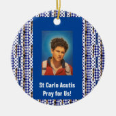 Décoration En Céramique St Carlo Acutis (Devant)