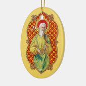 Décoration En Céramique St. Joseph d'une carte de commerce (TC 01) (Gauche)