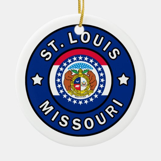 Décoration En Céramique St. Louis Missouri (Devant)