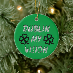 Décoration En Céramique St. Patrick's Day Funny Humor Green