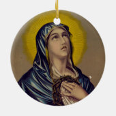 Décoration En Céramique Stabat Mater Notre Dame des Douleurs (Dos)