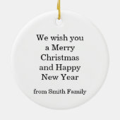 Décoration En Céramique Stain glass Ornament (Dos)