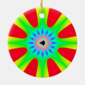 Décoration En Céramique Star Christmas Fractal (Dos)