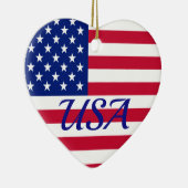 DÉCORATION EN CÉRAMIQUE STARS ET STRIPES (Droite)