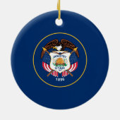 Décoration En Céramique State Flag of Utah (Dos)