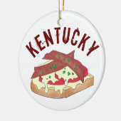 Décoration En Céramique State Pride Kentucky Hot Brown Openface Sandwich (Gauche)