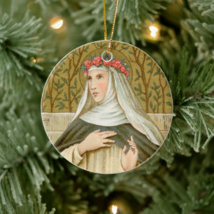 Décoration En Céramique Ste Rose de Lima (BK 020)