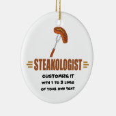 Décoration En Céramique Steak amusant (Droite)