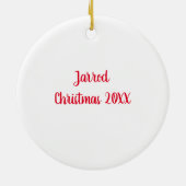 Décoration En Céramique Steampunk Gentleman Christmas (Dos)