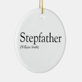 Décoration En Céramique Stepfather, Stepdad Définition Noir et blanc (Droite)