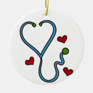 Décoration En Céramique Stethoscope