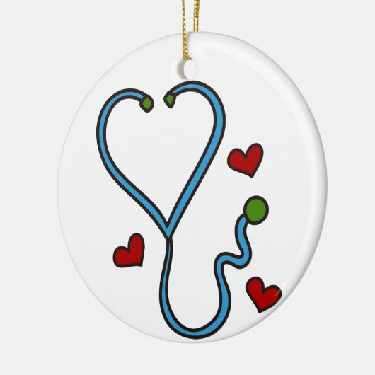 Décoration En Céramique Stethoscope (Gauche)
