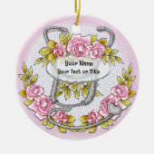 Décoration En Céramique Stethoscope rose (Devant)