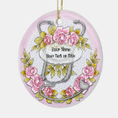 Décoration En Céramique Stethoscope rose (Gauche)