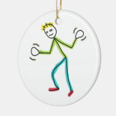 Décoration En Céramique Stickman Jazz Hands (Gauche)