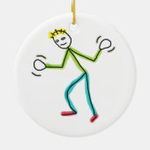 Décoration En Céramique Stickman Jazz Hands (Dos)