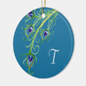 Décoration En Céramique Style Art Déco Nouveau Peacock Feathryl (Gauche)